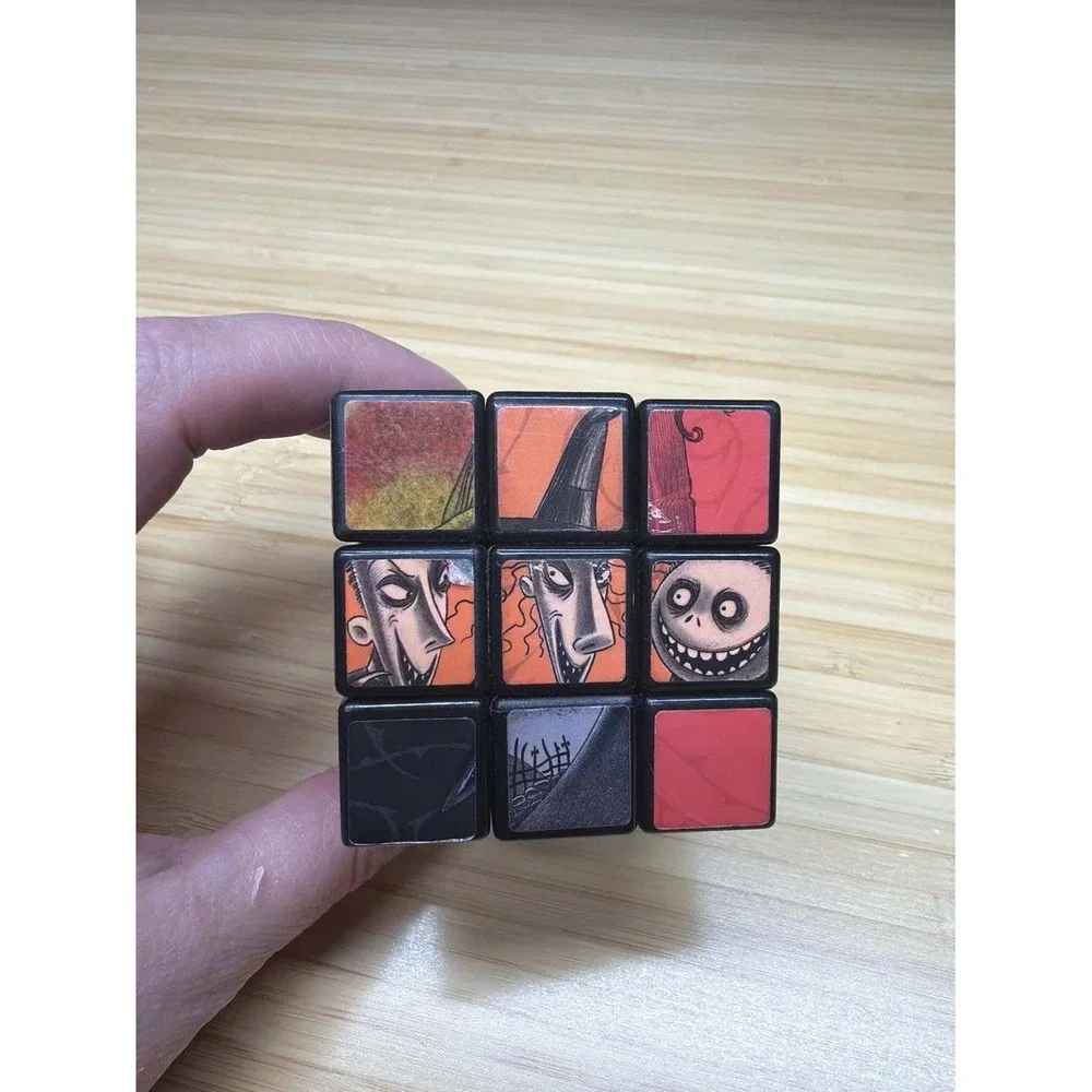 Nightmare Before Christmas Rubik's Cube 3x3‎ USAopoly Disney Loose Used